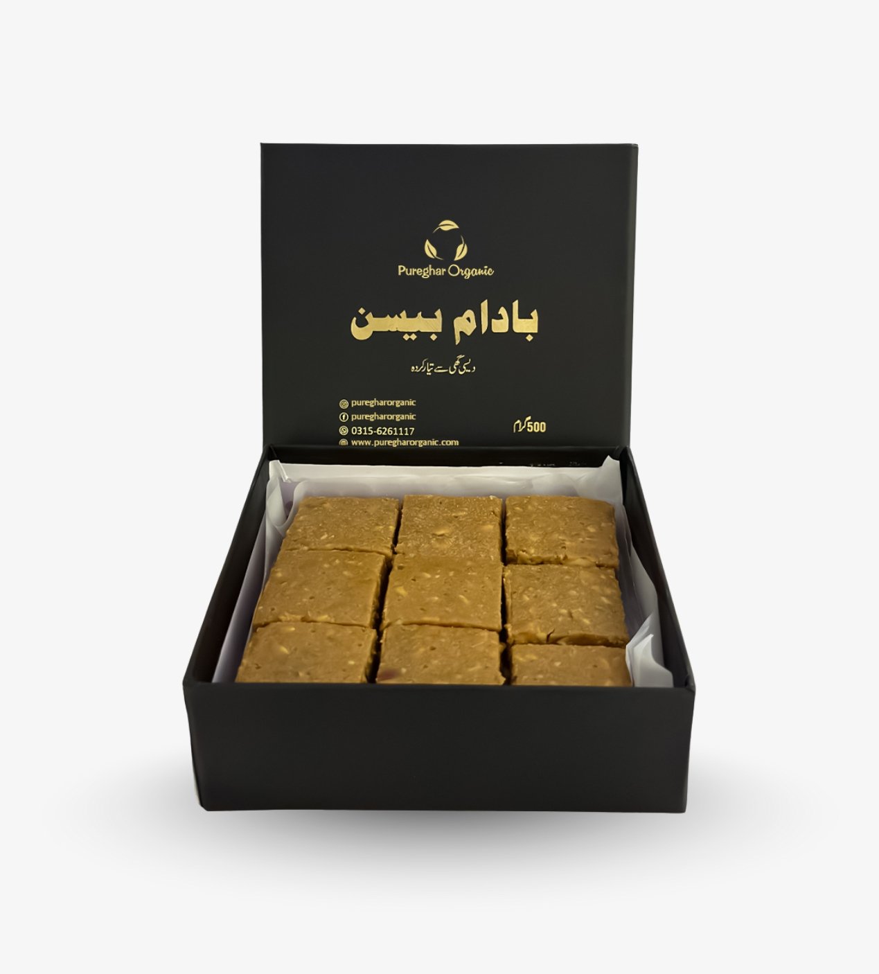 Badam Besan Sweets – Almond & Besan Delight | Pureghar Organic